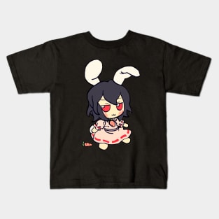 Mudwizard draws pastel tewi inaba fumo plush with a carrot/ touhou memes Kids T-Shirt